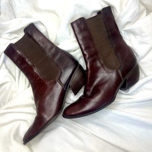 Matisse Brown Leather Bootie